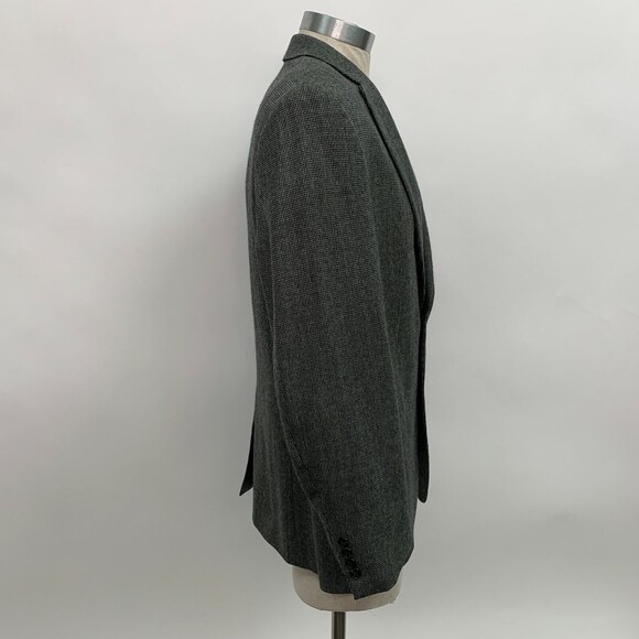 Ralph Lauren Men's Blazer Jacket 44 Regular Black Gray White 100% Wool - Picture 6 of 10